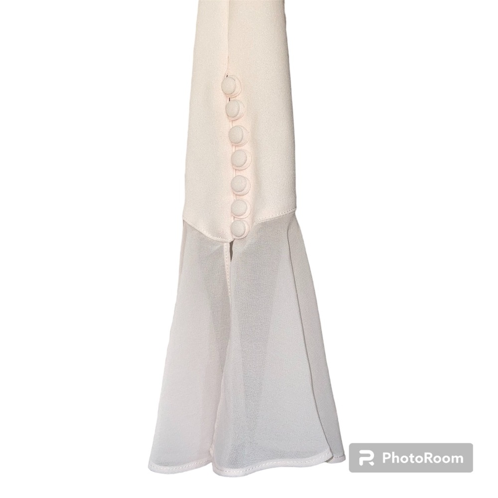 NWT Calvin Klein Crepe Scuba dress, Pale Pink Size 6P - Picture 3 of 6